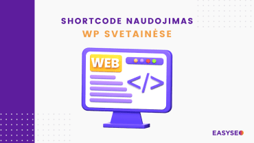 Shortcode naudojimas WP svetainėse