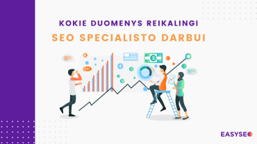 duomenys reikalingi SEO specialistui